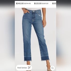 NWT! Hudson Zoey Cropped Straight leg size size 30